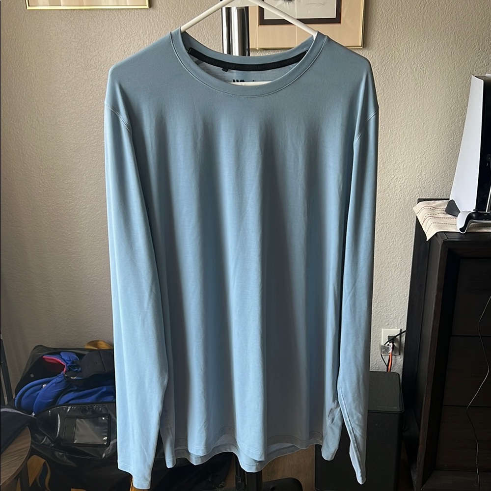 Men's Blue Long Sleeve Shirt